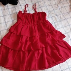 Toddler red dress